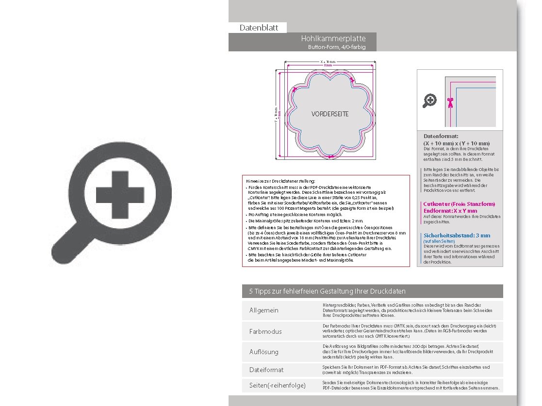Product Bild wahlplakat_auf_hohlkammerplatte_in_button-form_konturgefr__st___einseitig_4_0-farbig_bedruckt