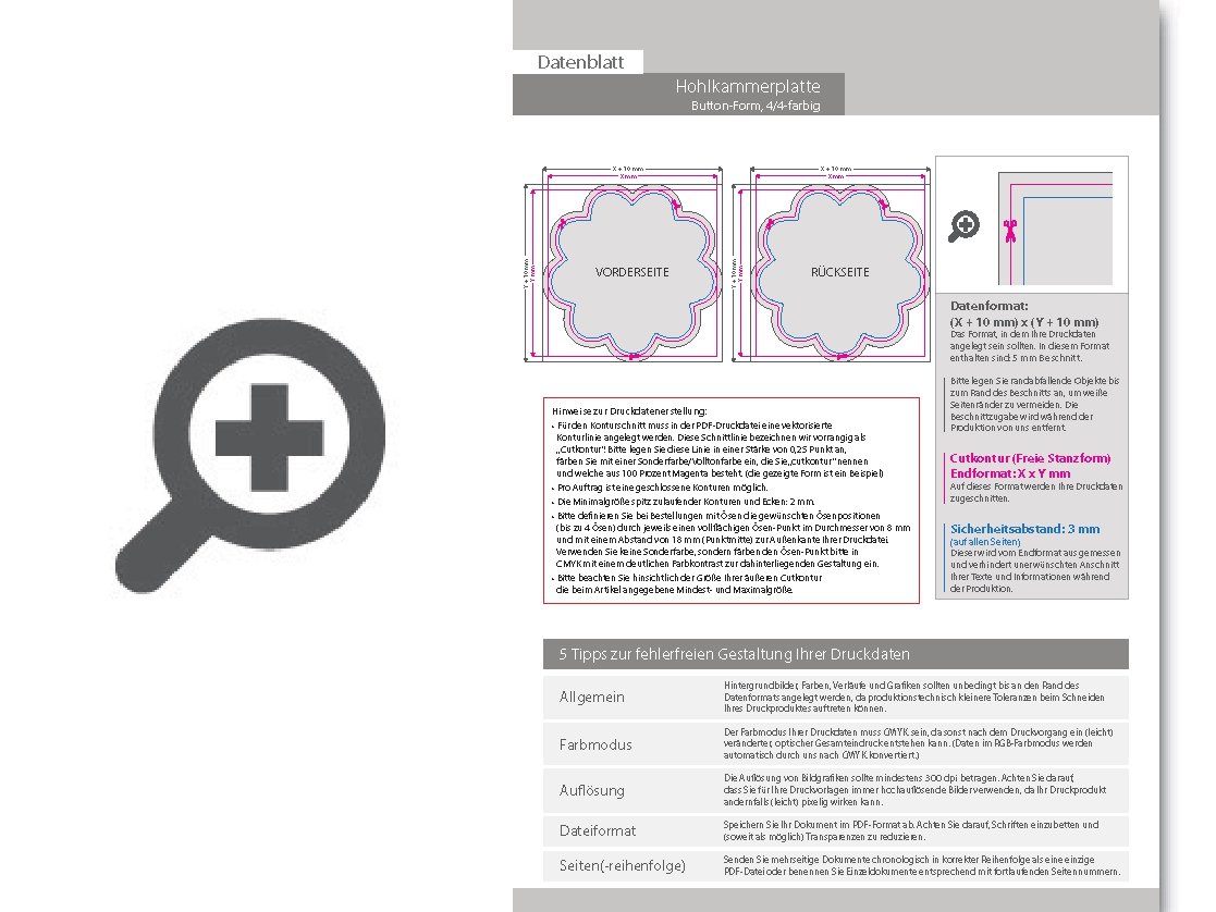 Product Bild wahlplakat_auf_hohlkammerplatte_in_button-form_konturgefr__st___beidseitig_4_4-farbig_bedruckt