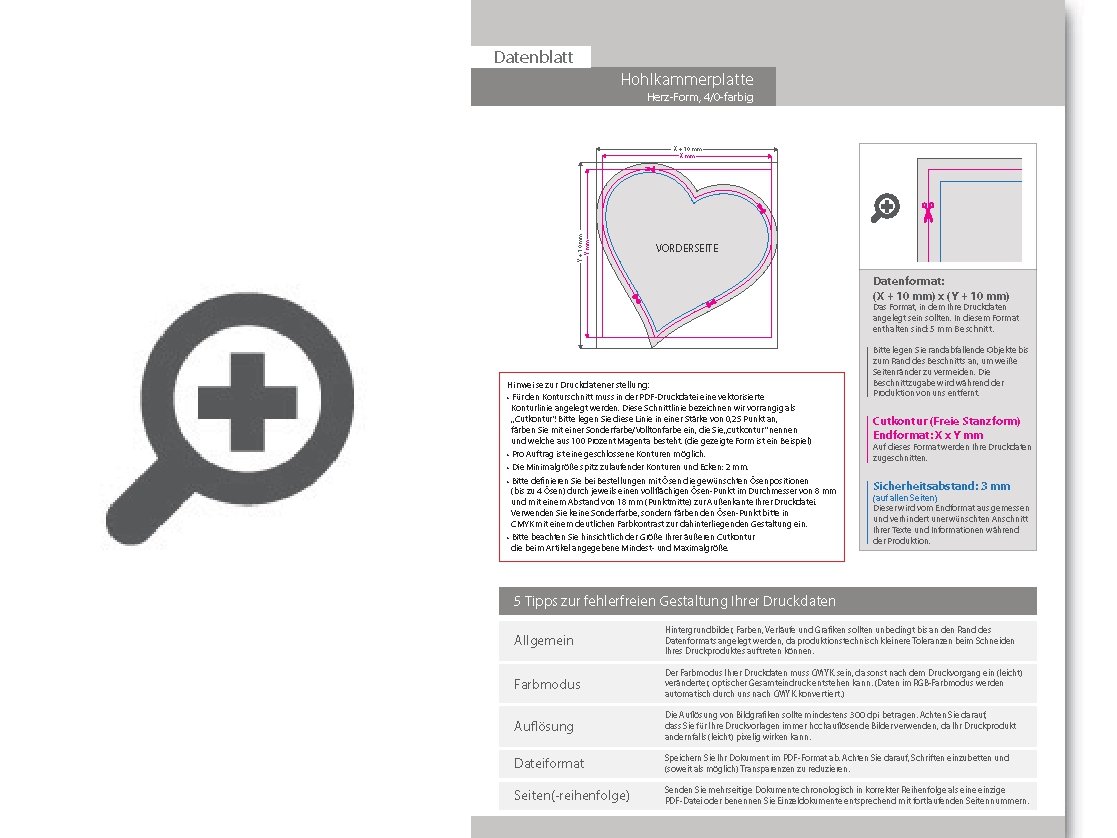Product Bild wahlplakat_auf_hohlkammerplatte_in_herz-form_konturgefr__st___einseitig_4_0-farbig_bedruckt